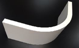 Pisa Cashmere - Curved Plinth